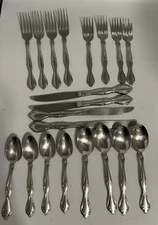 Oneida Community Cantata 20 PIECE SET Stainless Flatware Silverware 4 settings