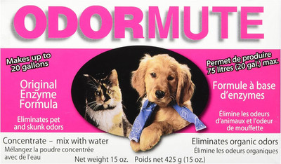 Odormute, Unscented - 15Oz Cleaning Powder Concentrate - Break down Pet Odor on