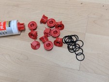 Silicone Sealer Sealant Mastik Tube Nozzle Screw Cap Tops