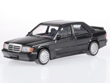 Mercedes W201 190E 2.3-16 1984 blackmet diecast model car 351195 Norev 1:43