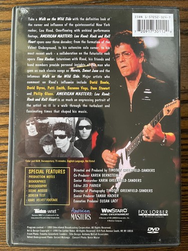 Lou Reed : Rock and Roll Heart (DVD, 1998) : VG | eBay