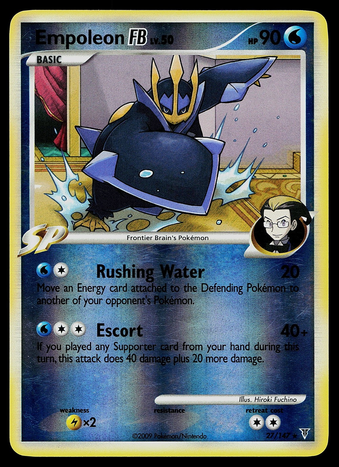 Pokemon Supreme Victors 27 Empoleon FB Reverse Holo