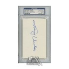 Johnny Unitas Autograph Cut Signature Index Card - PSA/DNA