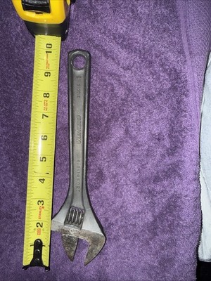 Westward Adjustable Wrench Alloy Steel Black 10'' x 1-1/8'' Jaw 1NYB3 Genuine OEM
