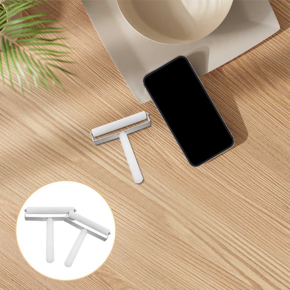  2pcs Film Application Roller Set: Mobile Phones Silicone Edge Sealing Tool -