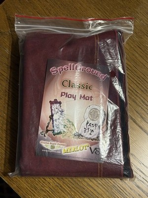 Spellground V8 Merlot Cloth Playmat STICHED Khalsa Brain Games