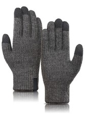 TRENDOUX Winter Gloves for Men Women Thick Merino Wool Touchscreen Fingers St...