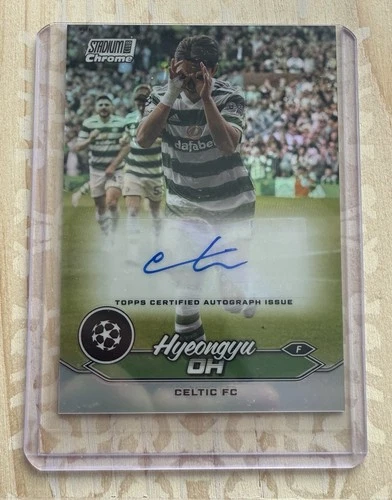 Hyeongyu Oh Auto - Topps Stadium Club Chrome 2023/24 Base Refractor