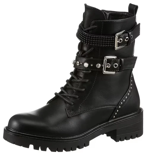 Damen Stefeletten Warm Gefütterte Schlupfstefel Zpper 818994 Trendy