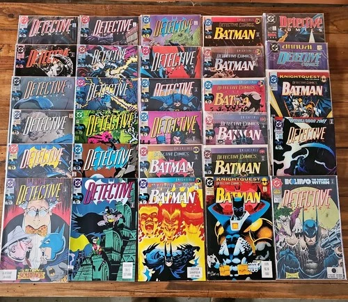 Vintage DC COMICS BATMAN & DETECTIVE Comics • 29 Issues • VF/NM & NO ODOR