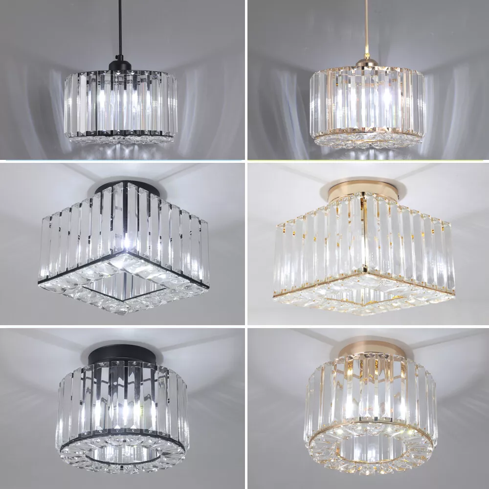 K9 Crystal Chandelier Ceiling Light Living Room Kitchen Pendant