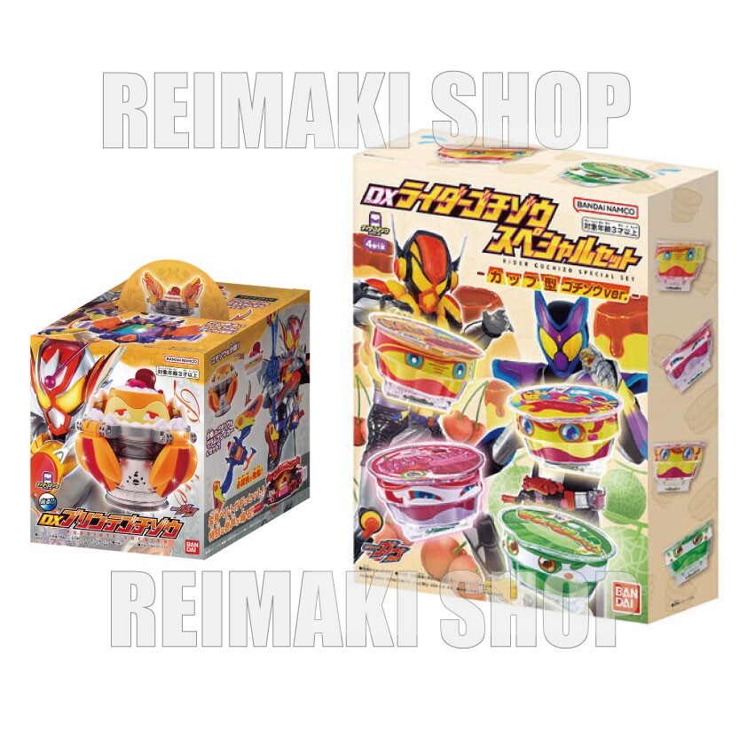 DX Puddinte Gochizo & DX Rider Gochizo Special Set Cup-type