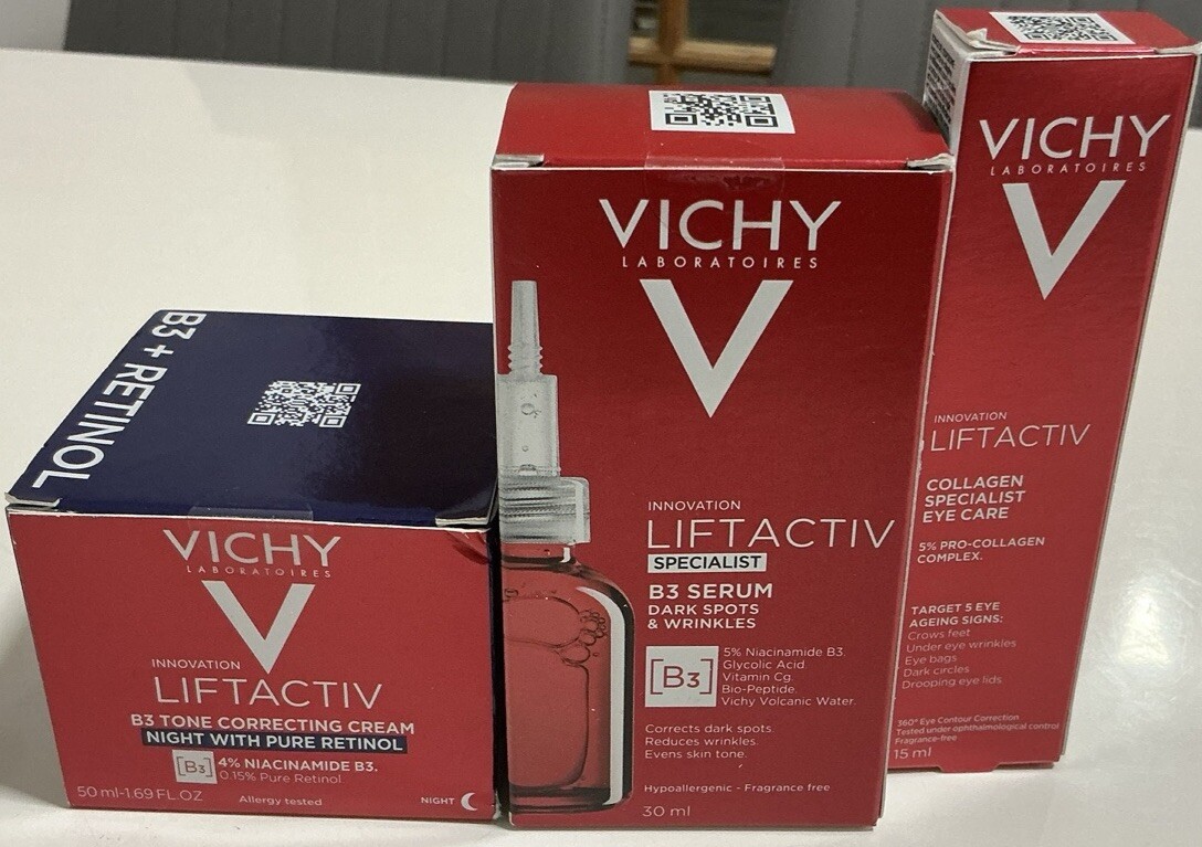 Vichy Liftactiv Retinol Night Cream ,Serum & Eye care
