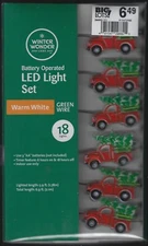 7 Winter Wonder Lane 18ct LED Trucks Light Sets - New in Box - Bulk Lot!