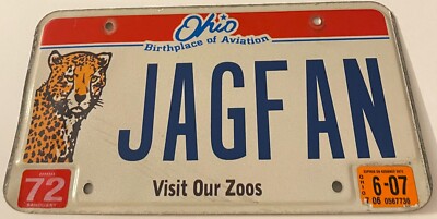 JAGFAN Vanity License Plate Jaguar Jaguars Visit Our Zoos