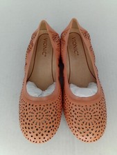 Vionic Women's Spark Robyn II Supportive Ballet Flats, Orthotic Insole, Orange,7