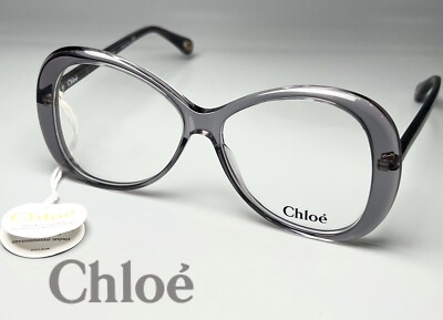 Chloe Eyeglasses CH0011O Bio-Based Material Frame Clear Gray  display picture 1