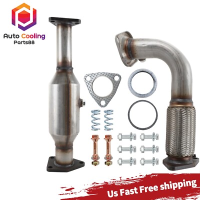 Catalytic Converter For Honda Accord 2.4L 2003-2007 Honeycomb Front Flex Pipe