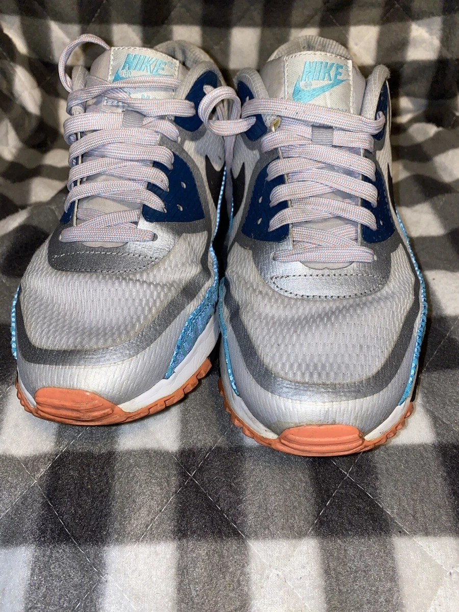Nike Air Max 90 Mens Comfort Premium Tape Zebra South Beach Size
