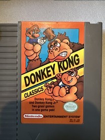 Donkey Kong Classics NES Nintendo Tested And Working