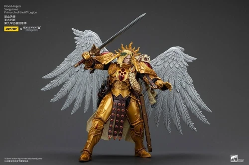 JOYTOY Warhammer Blood Angels Sanguinius Primarch of the 9th Legion 1/18 Figure - Picture 8 of 17