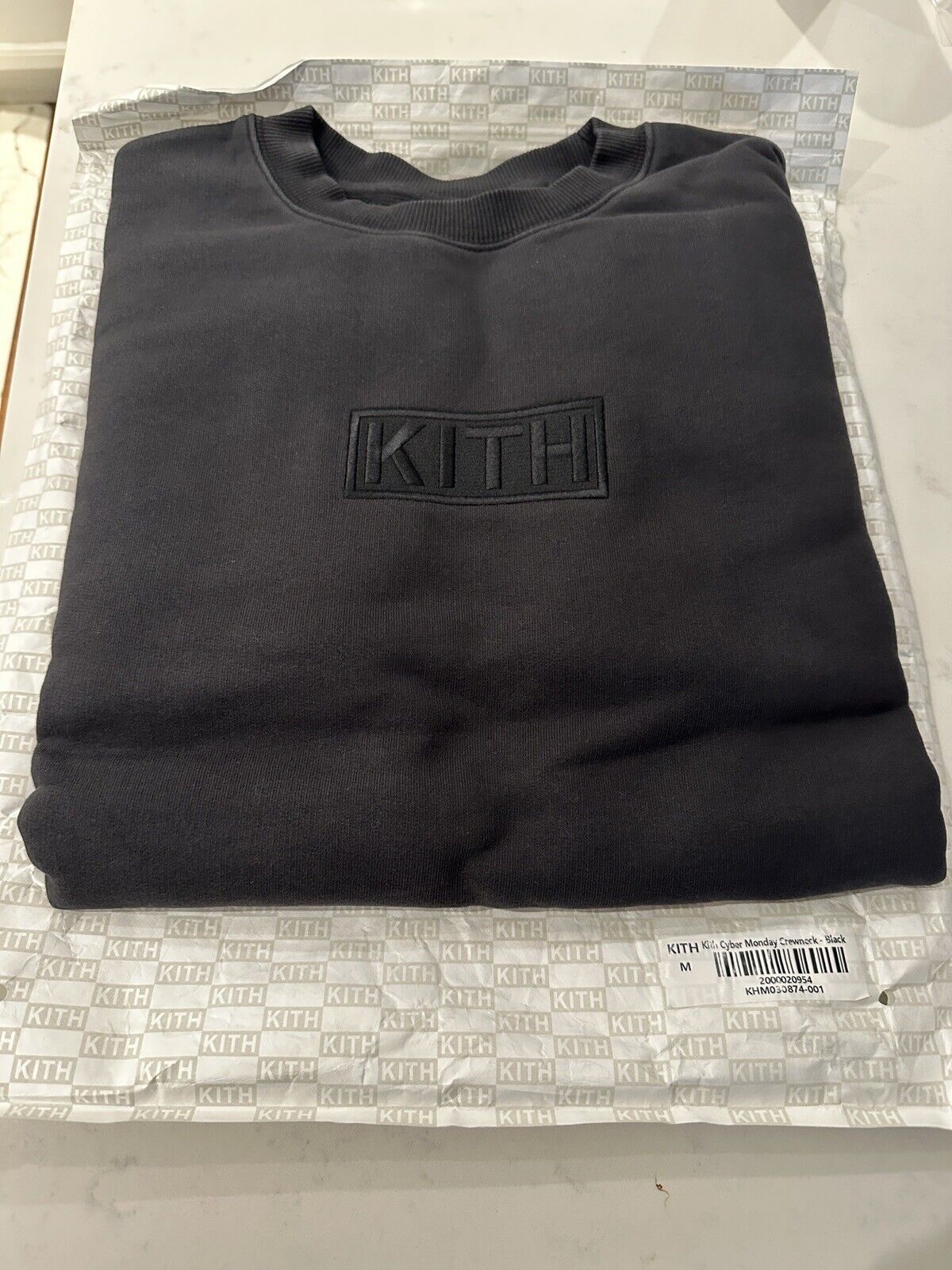 Kith Cyber Monday Crewneck FW22 Black | Brand New | Medium