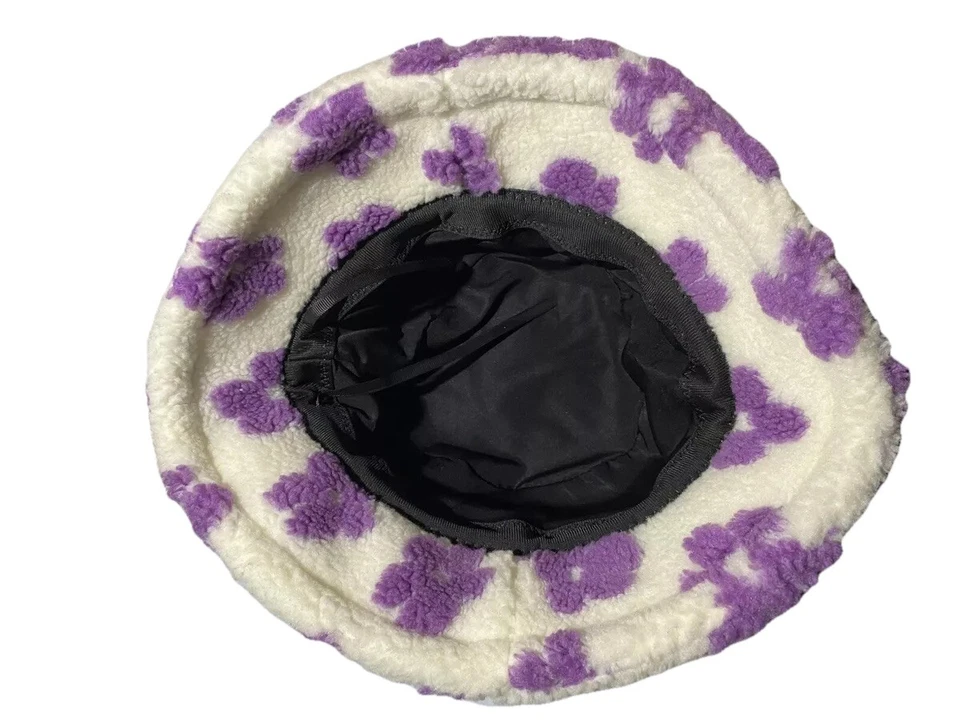 Sombrero cubo flor mullido vintage Y2k moda tendencia Foto 4 de 4