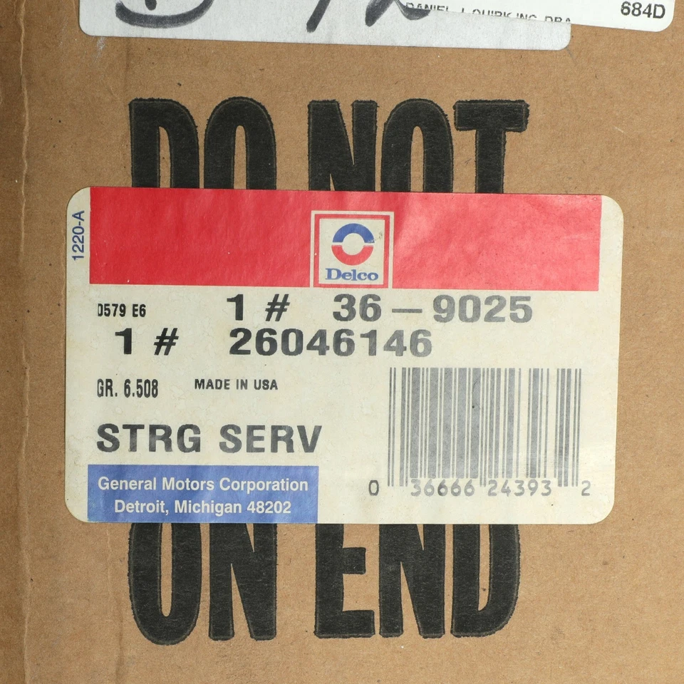 Genuine GM 1988-1993 Buick Chevrolet Oldsmobile Steering Gear Assembly 26046146 - Image 4 of 4