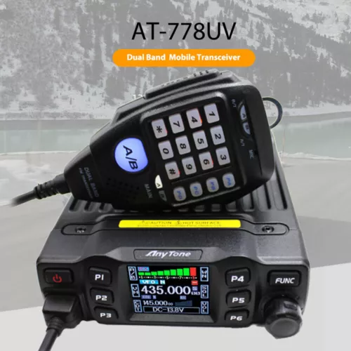 AnyTone AT-778UV VOX Radio samochodowe 25W Dual Band 136-174 i 400-480MHz Walkie Talkie - Zdjęcie 17 z 21