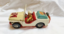 VINTAGE LINE MAR TOYS MP MILITARY POLICE JEEP TIN LITHO JAPAN METAL