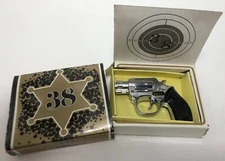 VTG HADSON .38 PIEZO ELECTRONIC GAS LIGHTER Pistol '90 Collection *UNUSED IN BOX