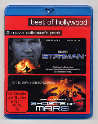 Blu-Ray STARMAN + GHOSTS OF MARS (1984/2001) John Carpenter - 2 Movie - mega rar
