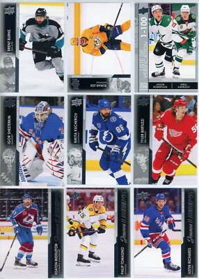 U PICK LOT 2021-22 21-22 UD Series 1 & 2 & Extended FRENCH VARIANT Insert card