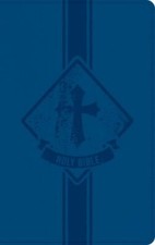 KJV Kids Bible, Thinline Edition, Navy Leathertouch