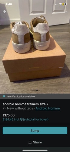 Android Homme Trainers Size 7 - Picture 5 of 7