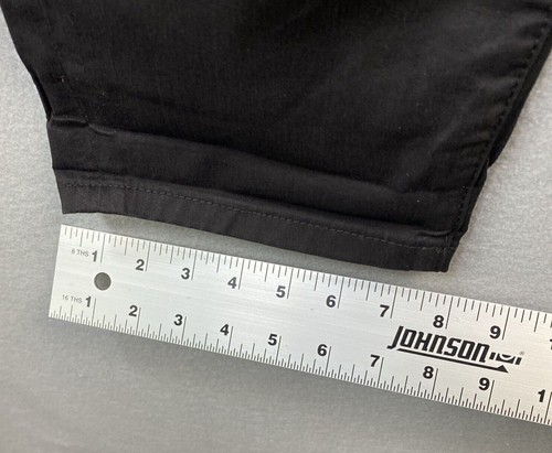 Calvin Klein Jeans Skinny Crop Pants Women's Size 12 Black Cotton Blend New NT - Picture 9 of 13