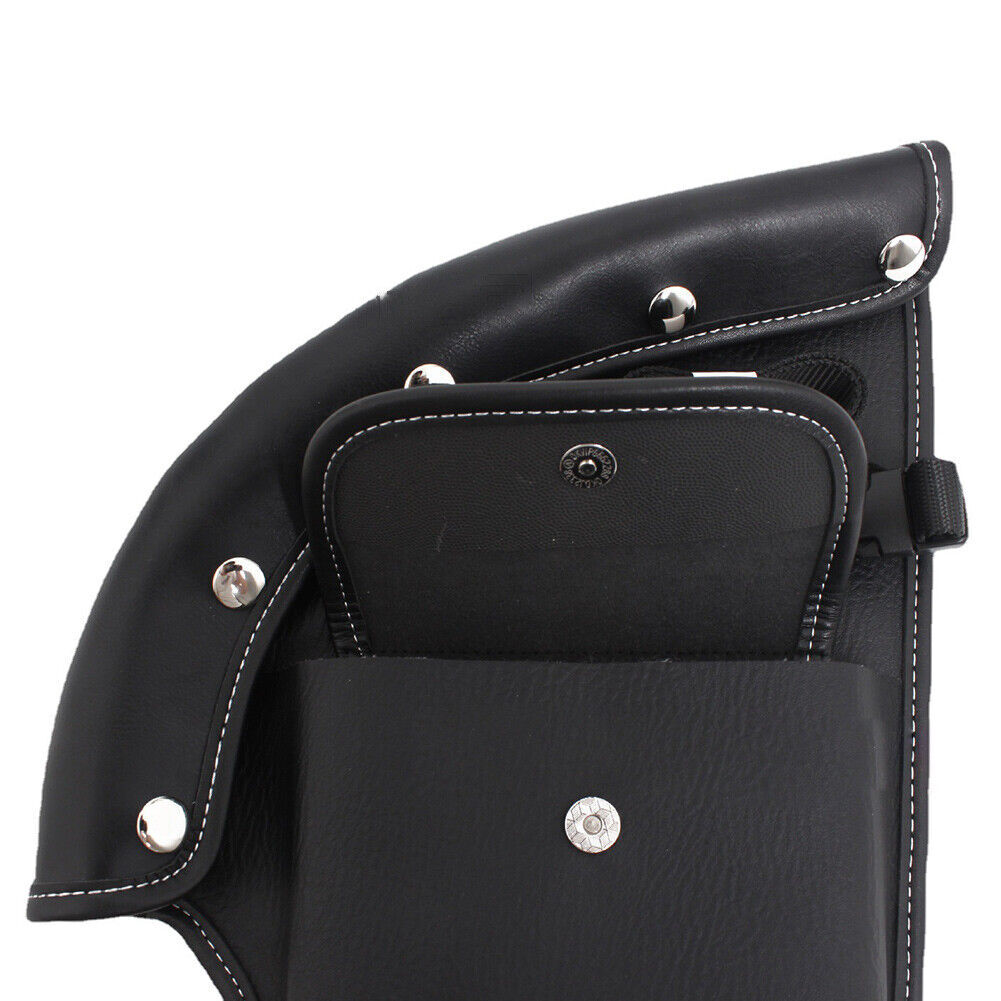 Lower Chap Leg Warmer Wind Deflector For Indian Chief Chieftain Roadmaster Black