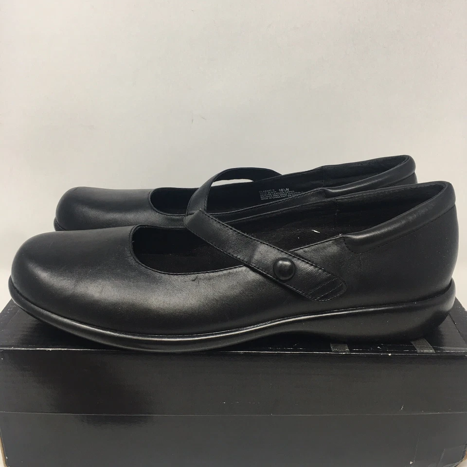 PW Minor Classic II Black Leather Mary Janes Womens Shoe Sz 10.5 Narrow 11719 - Image 4 of 4