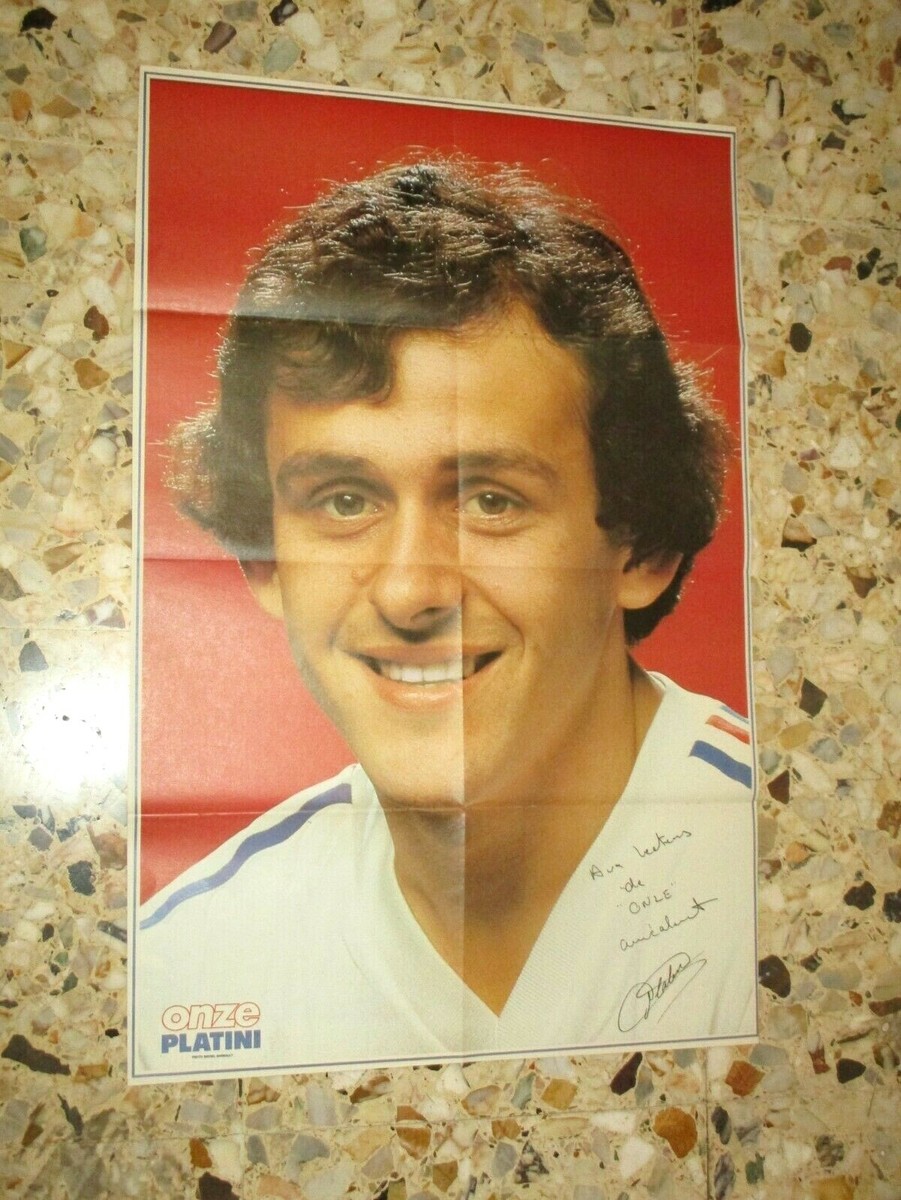 Poster Vintage Maradona Rookie - Magazine Onze 1980 - Argentinos Juniors + Platini