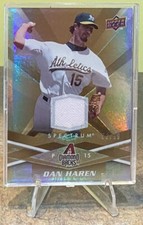 2009 Upper Deck Spectrum Gold Jersey #4 Dan Haren Jsy - 83/99