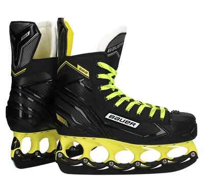 t-blade Schlittschuhe Bauer Supreme S23 Exclusiv Edition tblade Gelb Eishockey S