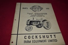 Cockshutt 40 Traktor Teil Buch Manuelle Pbpa