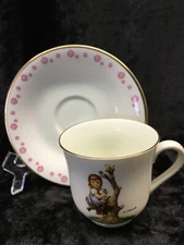 M.J. Hummel Tea Cup & Saucer BLESSED EVENT