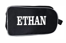 PERSONALISED BOOT BAG FOOTBALL RUGBY TOILETRY SPORTS SCHOOL TRAVEL SHOE BAG