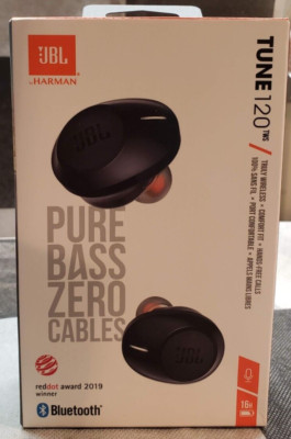 JBL Tune 120TWS Truly Wireless In-Ear Headphones, Hands-free calls - Black *NEW