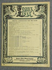 Dream Of Love No 2 From Liebestraume Notturno Franz Liszt Oliver Ditson 1903 