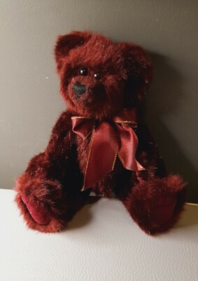 Ty Beanie Bear, Attic Treasures Collection -  Beargundy  1993 Collectible Retro