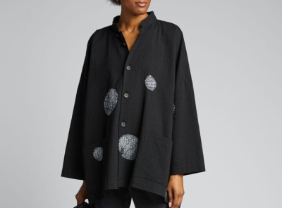 eskandar Coating Cotton Oversized Coat