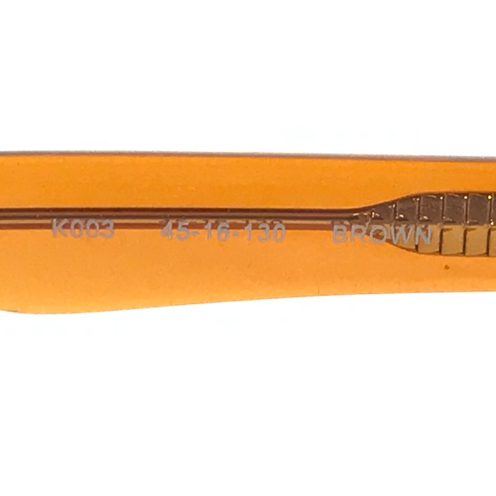 Converse Kids Eyeglasses Frames K003 BROWN Orange Rectangular Full Rim 45-16-130 thumbnail 10