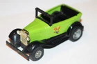 Vintage Tiny Tonka Stinger (#456) - Lime Green Model A Ford Roadster Toy Car